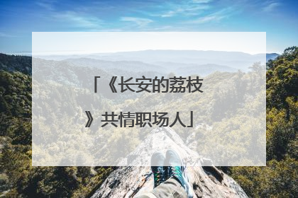 《长安的荔枝》共情职场人