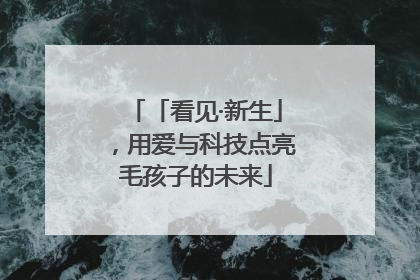 「看见·新生」，用爱与科技点亮毛孩子的未来