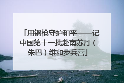 用钢枪守护和平——记中国第十一批赴南苏丹（朱巴）维和步兵营