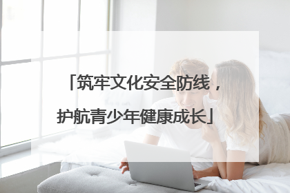 筑牢文化安全防线，护航青少年健康成长