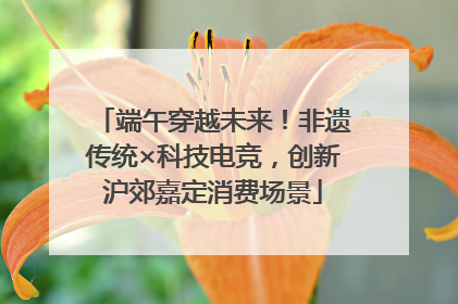 端午穿越未来！非遗传统×科技电竞，创新沪郊嘉定消费场景