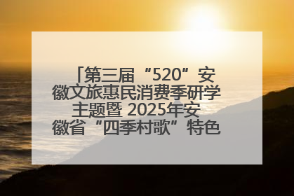 第三届“520”安徽文旅惠民消费季研学主题暨 2025年安徽省“四季村歌”特色展演燃动池州
