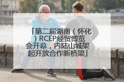 第二届湖南（怀化）RCEP经贸博览会开幕，内陆山城架起开放合作新桥梁