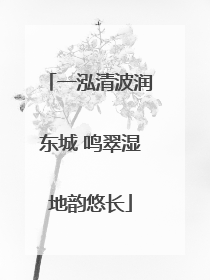 一泓清波润东城 鸣翠湿地韵悠长