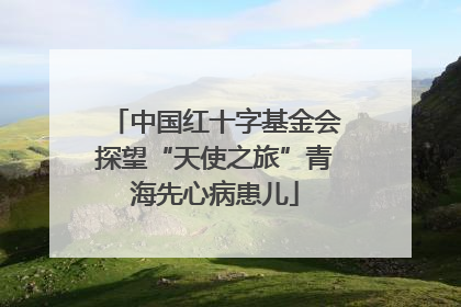 中国红十字基金会探望“天使之旅”青海先心病患儿