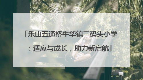 乐山五通桥牛华镇二码头小学：适应与成长，助力新启航