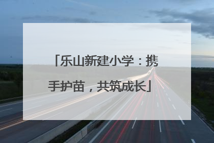乐山新建小学：携手护苗，共筑成长