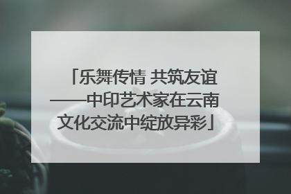 乐舞传情 共筑友谊——中印艺术家在云南文化交流中绽放异彩