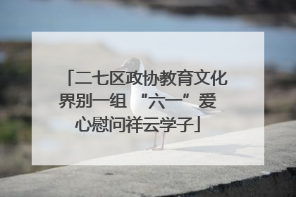 二七区政协教育文化界别一组 “六一”爱心慰问祥云学子