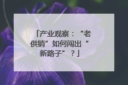 产业观察：“老供销”如何闯出“新路子”？