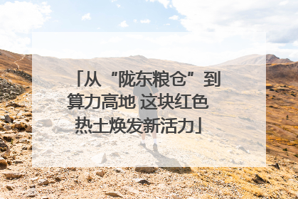 从“陇东粮仓”到算力高地 这块红色热土焕发新活力