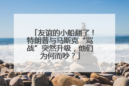 友谊的小船翻了！特朗普与马斯克“骂战”突然升级，他们为何而吵？