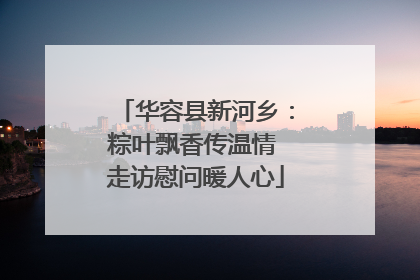 华容县新河乡：粽叶飘香传温情 走访慰问暖人心