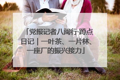 党报记者八闽行·蹲点日记｜一叶茶、一片林、一座厂的振兴接力
