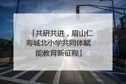 共研共进，眉山仁寿城北小学共同体赋能教育新征程
