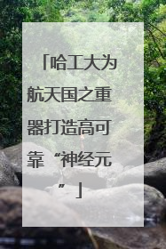 哈工大为航天国之重器打造高可靠“神经元”