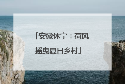 安徽休宁：荷风摇曳夏日乡村