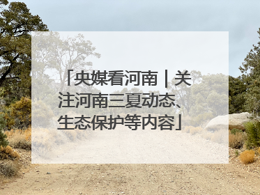 央媒看河南｜关注河南三夏动态、生态保护等内容
