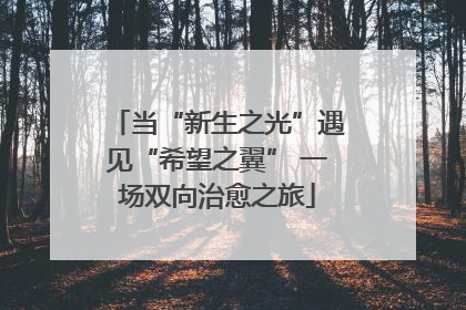 当“新生之光”遇见“希望之翼” 一场双向治愈之旅