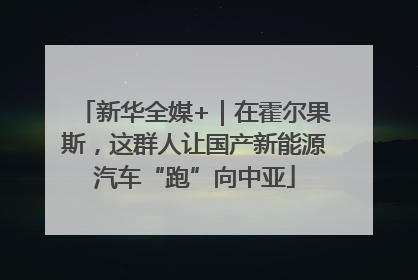 新华全媒+｜在霍尔果斯，这群人让国产新能源汽车“跑”向中亚