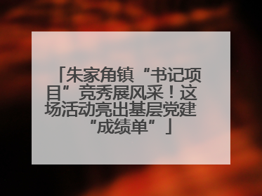 朱家角镇“书记项目”竞秀展风采！这场活动亮出基层党建“成绩单”