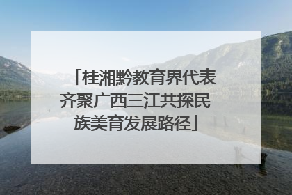 桂湘黔教育界代表齐聚广西三江共探民族美育发展路径