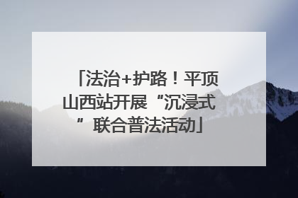 法治+护路！平顶山西站开展“沉浸式”联合普法活动