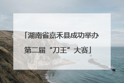 湖南省嘉禾县成功举办第二届“刀王”大赛