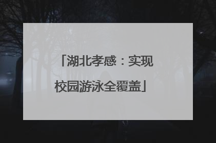 湖北孝感：实现校园游泳全覆盖