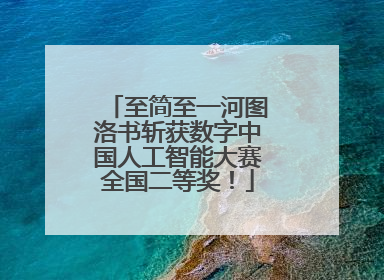 至简至一河图洛书斩获数字中国人工智能大赛全国二等奖！