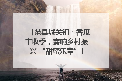 范县城关镇：香瓜丰收季，奏响乡村振兴 “甜蜜乐章”