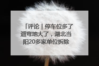 评论｜停车位多了遛弯地大了，湖北当阳20多家单位拆除围墙方便居民