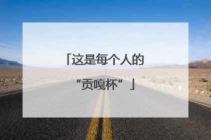 这是每个人的“贡嘎杯”