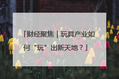 财经聚焦｜玩具产业如何“玩”出新天地？