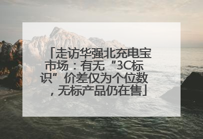 走访华强北充电宝市场：有无“3C标识”价差仅为个位数，无标产品仍在售