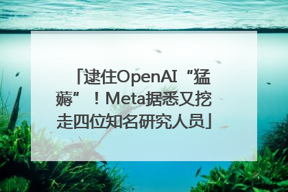 逮住OpenAI“猛薅”！Meta据悉又挖走四位知名研究人员