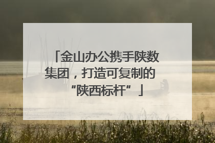金山办公携手陕数集团，打造可复制的“陕西标杆”