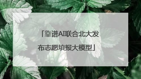 靠谱AI联合北大发布志愿填报大模型