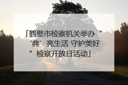 鹤壁市检察机关举办“‘典’亮生活 守护美好”检察开放日活动