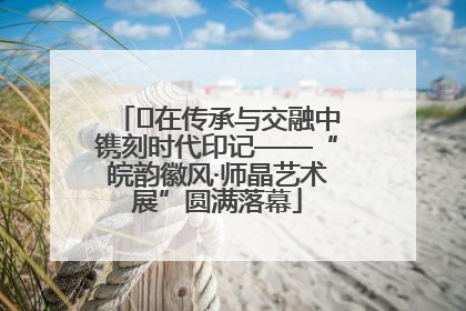 ﻿在传承与交融中镌刻时代印记——“皖韵徽风·师晶艺术展”圆满落幕