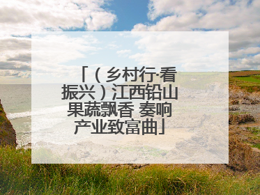 （乡村行·看振兴）江西铅山果蔬飘香 奏响产业致富曲
