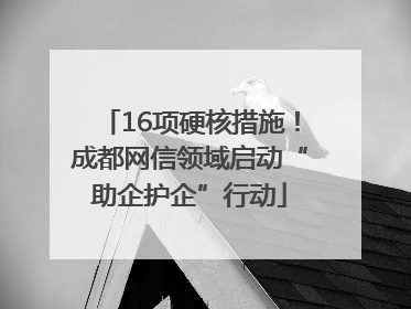 16项硬核措施！成都网信领域启动“助企护企”行动