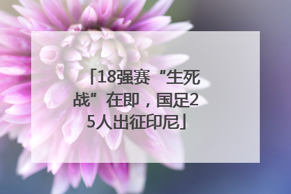18强赛“生死战”在即，国足25人出征印尼
