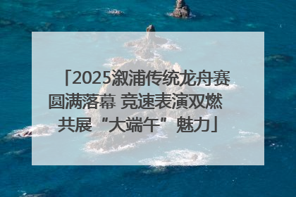 2025溆浦传统龙舟赛圆满落幕 竞速表演双燃 共展“大端午”魅力