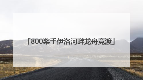 800桨手伊洛河畔龙舟竞渡